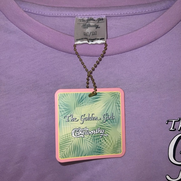NEW Cakeworthy Golden Girls Graphic T-Shirt Size M Vintage-Inspired Preloved Tee - Picture 4 of 6